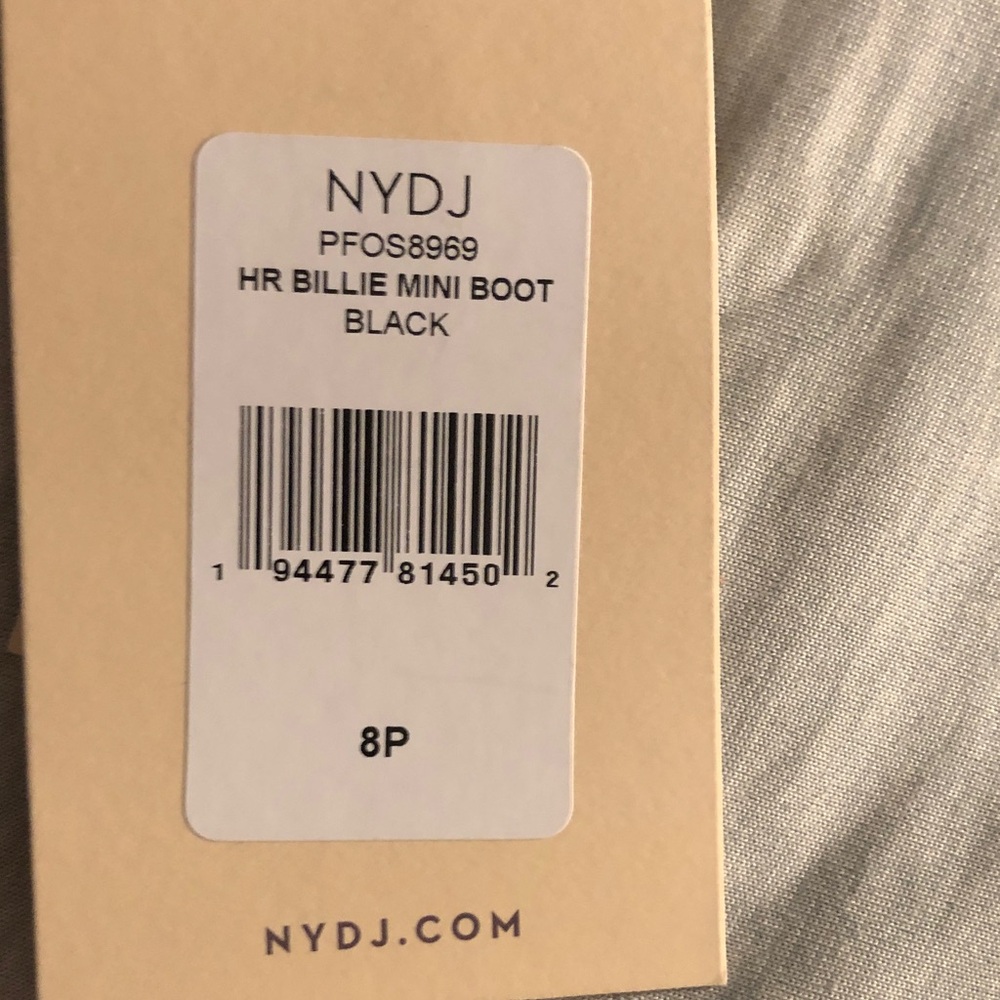 NYDJ Women's Classic Black Straight Leg Jeans - Picture 5 of 5
